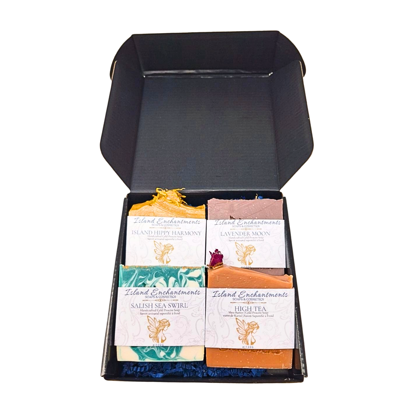 Boxed Set Of 4 Botanical Soaps