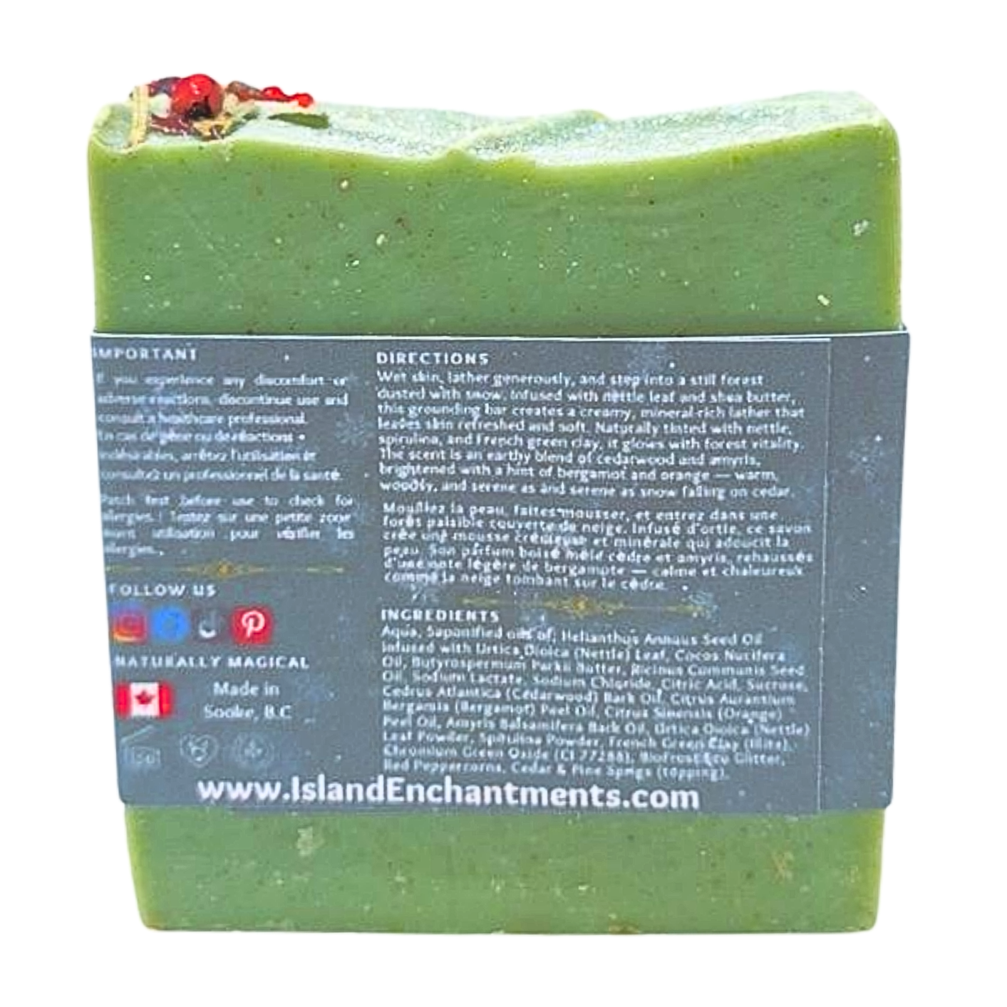 Snow Falling On Cedar