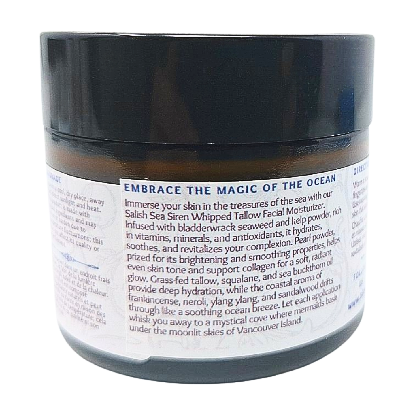 Salish Sea Siren Tallow Facial Moisturizer