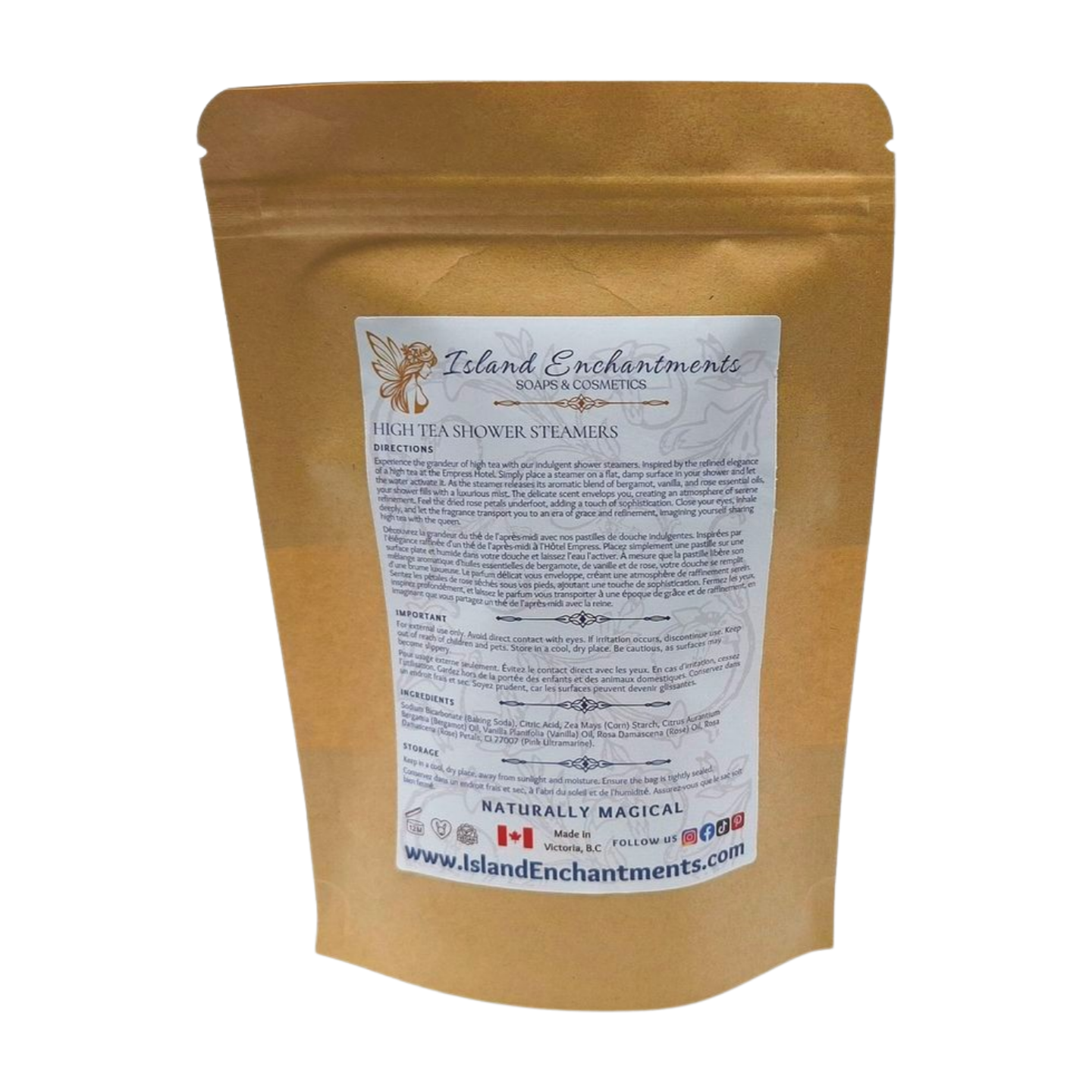 High Tea Botanical Shower Steamers