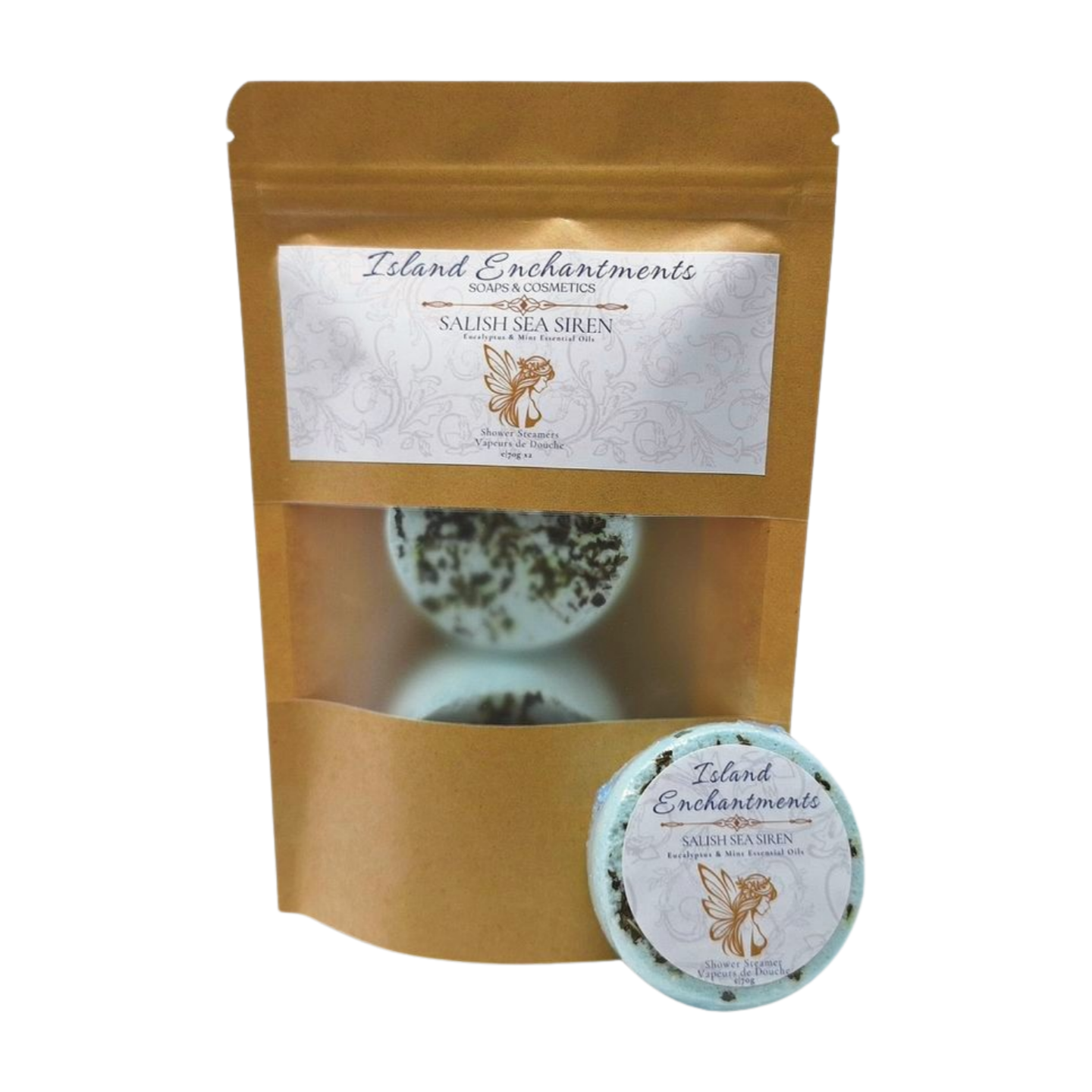 Salish Sea Siren Botanical Shower Steamers
